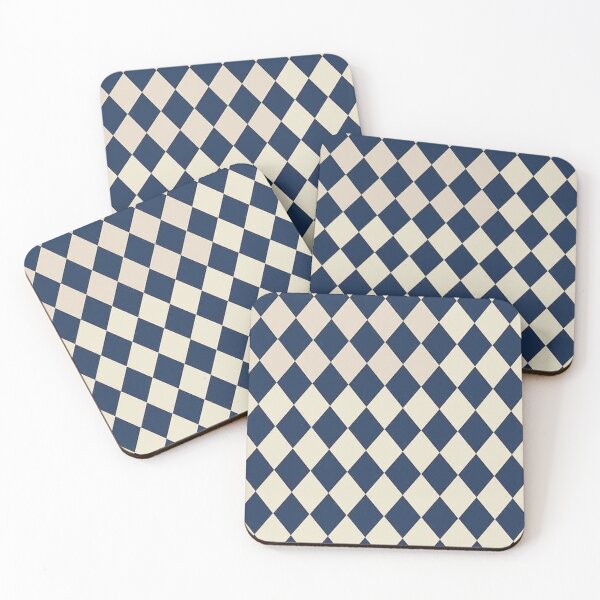 Item preview, Checkered blue pattern designed and sold by Donkey's Salad.