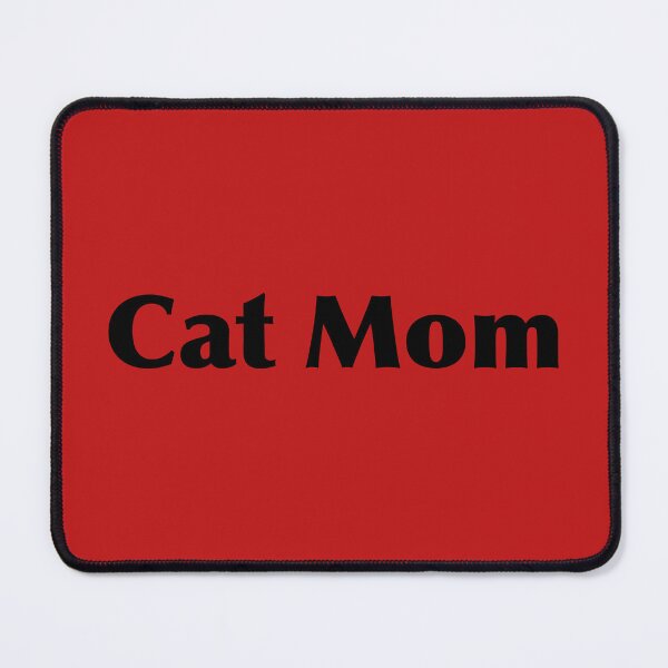 Item preview, Cat mom black lettering  designed and sold by Everbluedesigns.