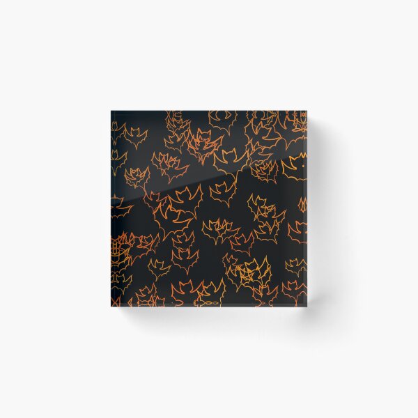 Item preview, Scattered bats - Black background designed and sold by FinapplePudding.