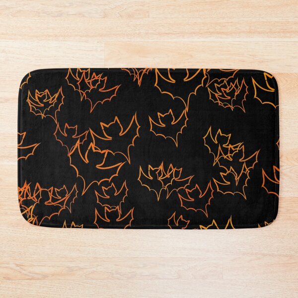 Item preview, Scattered bats - Black background designed and sold by FinapplePudding.