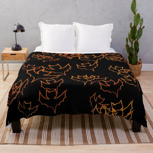 Item preview, Scattered bats - Black background designed and sold by FinapplePudding.
