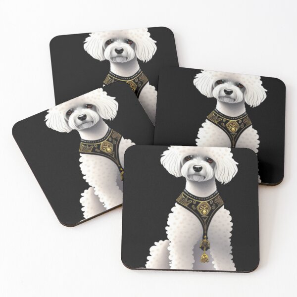 Item preview, Bichons Frise Dog Christmas Celebration 2 designed and sold by AnadAA.