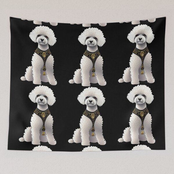 Item preview, Bichons Frise Dog Christmas Celebration 2 designed and sold by AnadAA.