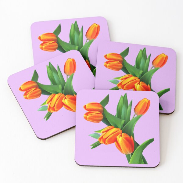 Item preview, Beautiful orange tulips designed and sold by gramizzia.