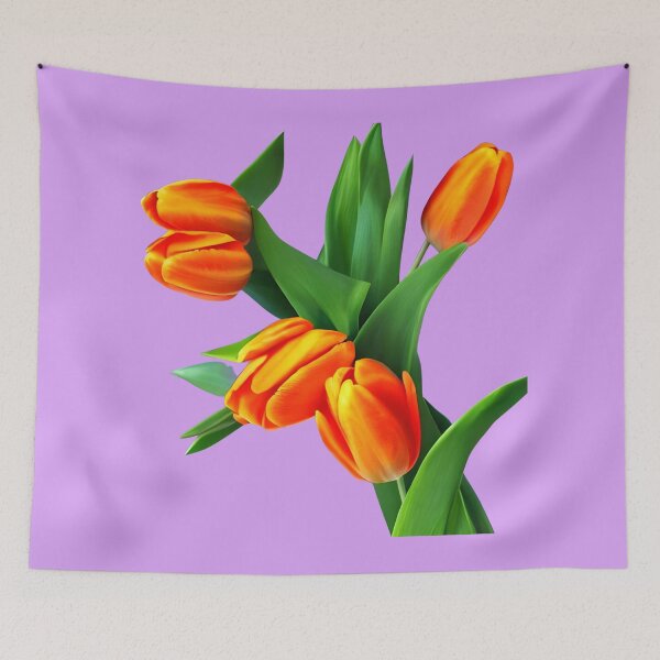 Item preview, Beautiful orange tulips designed and sold by gramizzia.