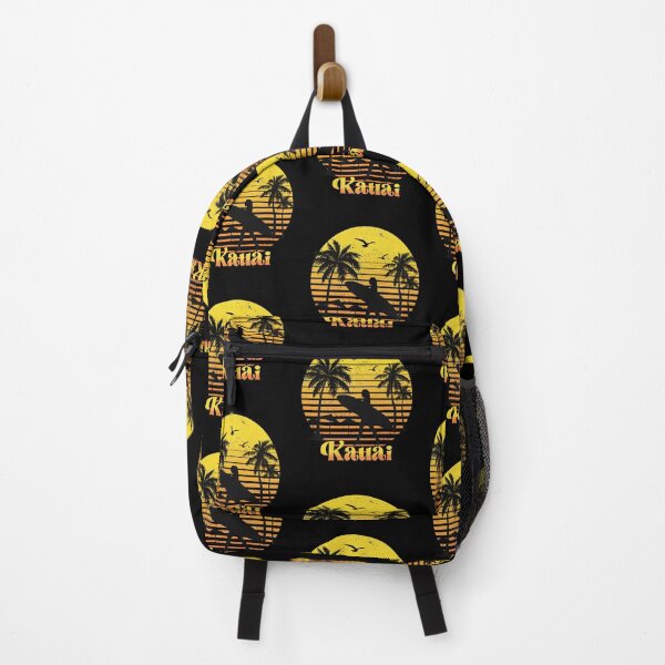 Item preview, Retro Kauai sunset surfer design designed and sold by TipTopTapo.
