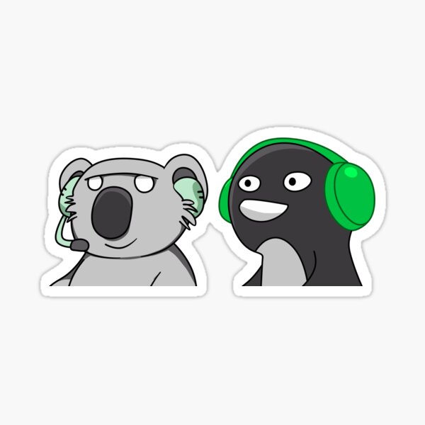 Item preview, NTZ Koala and Penguin 1 designed and sold by b-pen-art-stop.
