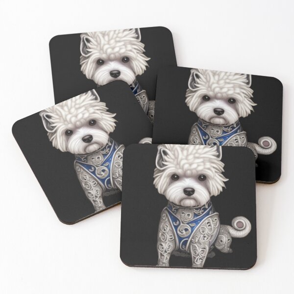 Item preview, Bichons Frise Dog Christmas Celebration 3 designed and sold by AnadAA.