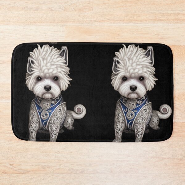 Item preview, Bichons Frise Dog Christmas Celebration 3 designed and sold by AnadAA.
