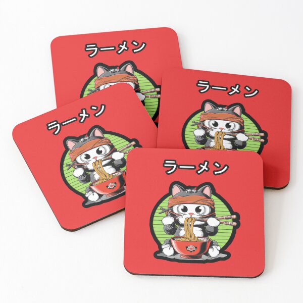 Item preview, Cute Samurai Ramen Cat designed and sold by MeowMerch.