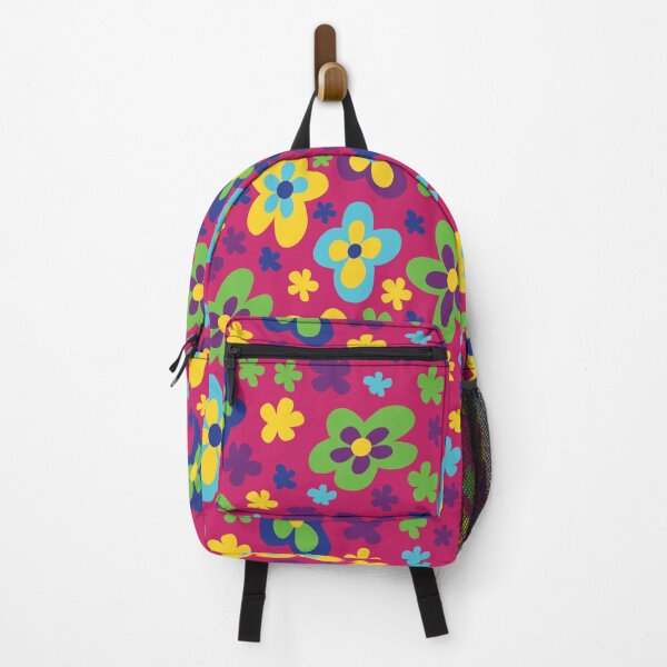 Item preview, RETRO GROOVY FLORALS YELLOW, PINK, MAGENTA, BLUE GREEN Y2K 2000S designed and sold by blomastudios.