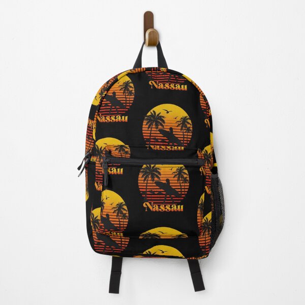 Item preview, Retro Nassau sunset surfer design designed and sold by TipTopTapo.