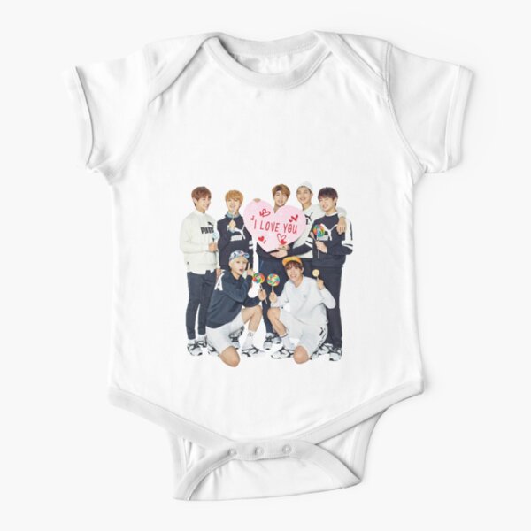 BTS - TE AMO (todos los miembros) Body de manga corta para bebé