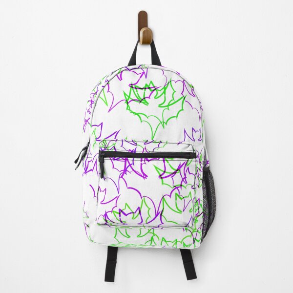 Item preview, Scattered bats - Purple and Green designed and sold by FinapplePudding.