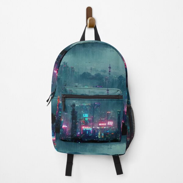 Item preview, Neocity - Cyberpunk Skyline Cityscape designed and sold by ArkMinted.