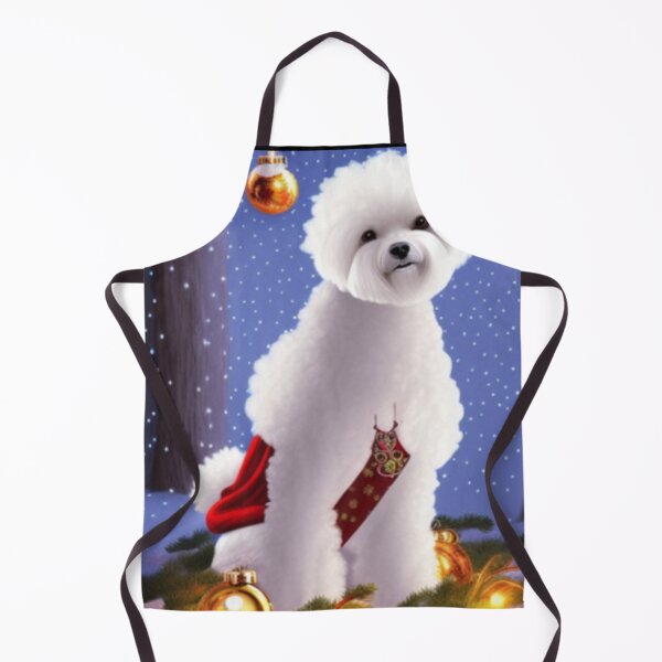 Item preview, Bichons Frise Dog Christmas Celebration 4 designed and sold by AnadAA.