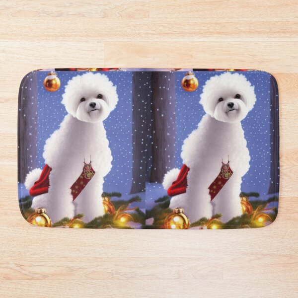 Item preview, Bichons Frise Dog Christmas Celebration 4 designed and sold by AnadAA.