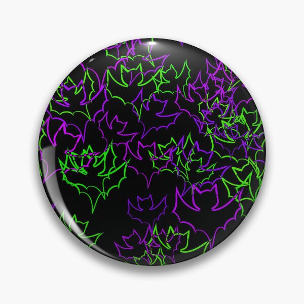 Item preview, Scattered bats - Black background designed and sold by FinapplePudding.