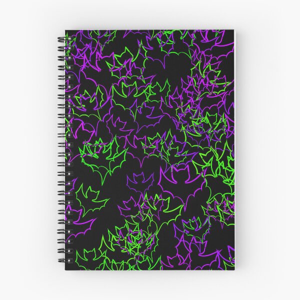 Item preview, Scattered bats - Black background designed and sold by FinapplePudding.