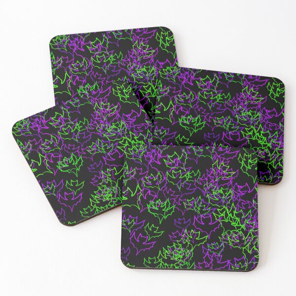Item preview, Scattered bats - Black background designed and sold by FinapplePudding.