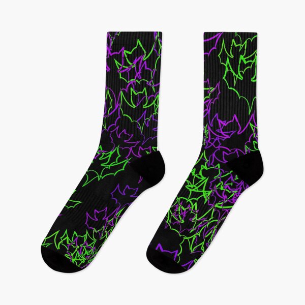 Item preview, Scattered bats - Black background designed and sold by FinapplePudding.
