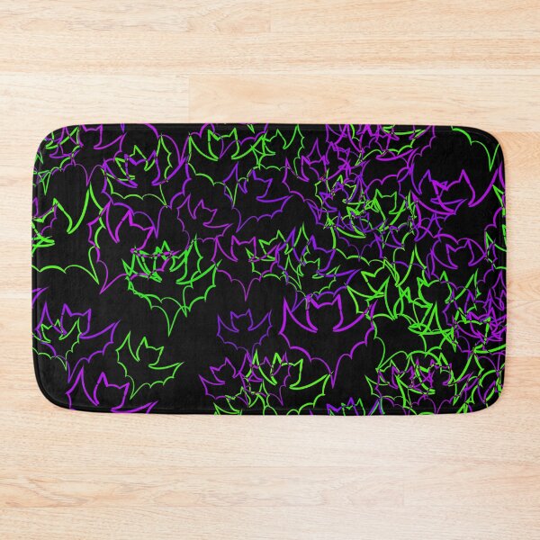 Item preview, Scattered bats - Black background designed and sold by FinapplePudding.
