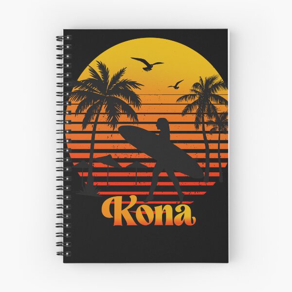 Item preview, Retro Kona sunset surfer design  designed and sold by TipTopTapo.