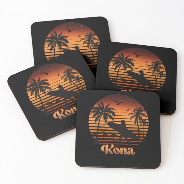 Item preview, Retro Kona sunset surfer design  designed and sold by TipTopTapo.