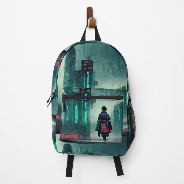 Item preview, Wanderer - Cyberpunk Samurai designed and sold by ArkMinted.