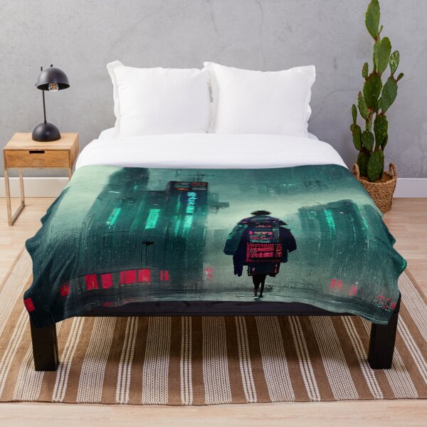 Item preview, Wanderer - Samurái Cyberpunk designed and sold by ArkMinted.