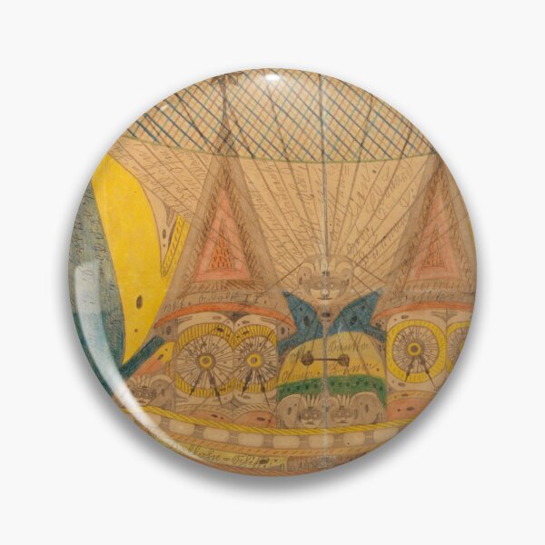 Item preview, Adolf Wölfli Skt. Adolf=balloon=ship; giant city designed and sold by TeeARTHY.