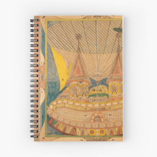 Item preview, Adolf Wölfli Skt. Adolf=balloon=ship; giant city designed and sold by TeeARTHY.