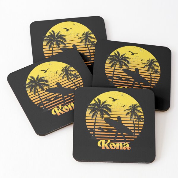 Item preview, Retro Kona sunset surfer design  designed and sold by TipTopTapo.