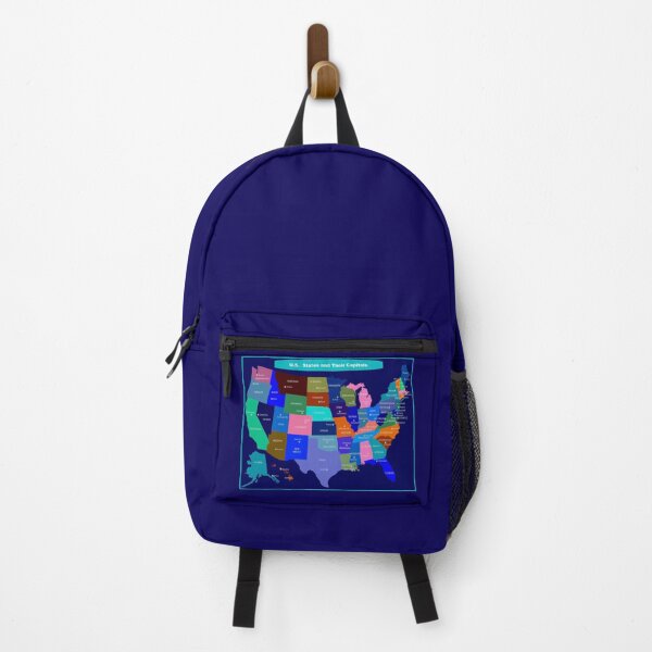Item preview, U.S. STATES and their CAPITALS MAP : print designed and sold by posterbobs.