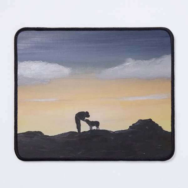 Item preview, man and his best friend  designed and sold by lumuart.