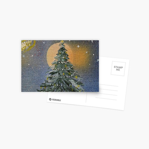 Christmas tree Postcard