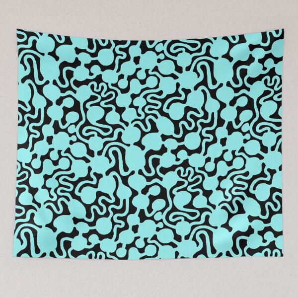 Item preview, Perpetual Ant Farm v2 - Ice Blue on Black designed and sold by Artberry.