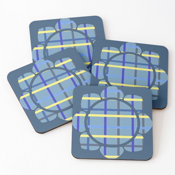 Item preview, Blue Plaid Flower designed and sold by KDStout.