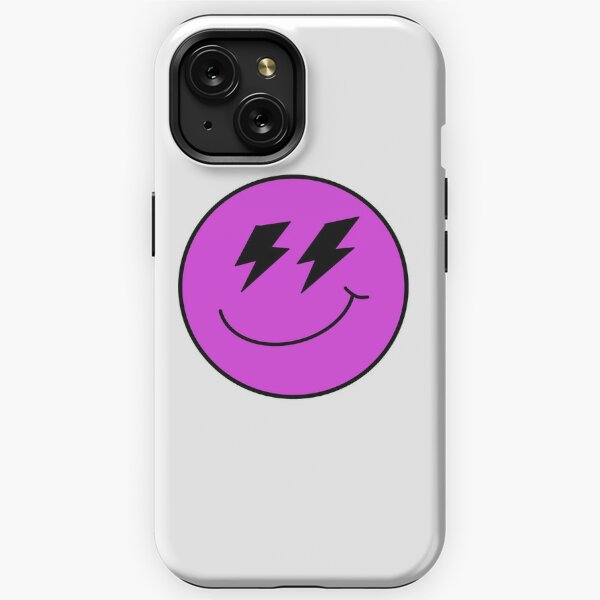 Hot Pink Dripping Smiley iPhone Case