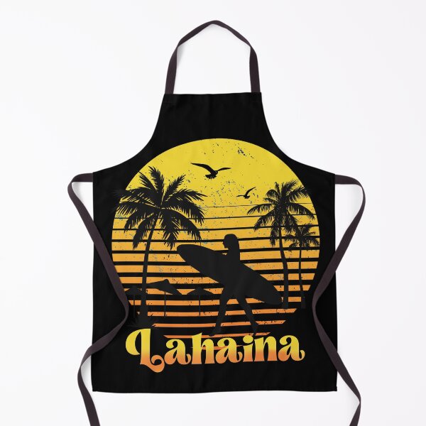 Item preview, Retro Lahaina sunset surfer design designed and sold by TipTopTapo.