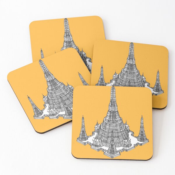 Item preview, Wat Arun Yellow designed and sold by airlabrador.