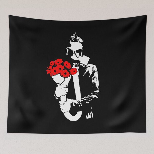 Item preview, Street art Mask flower Love ceremony designed and sold by Oblivyum.