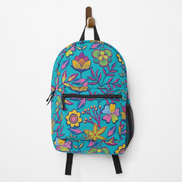 Item preview, DP297-8 Magical Flower Garden - Turquoise designed and sold by DuckyRubin.