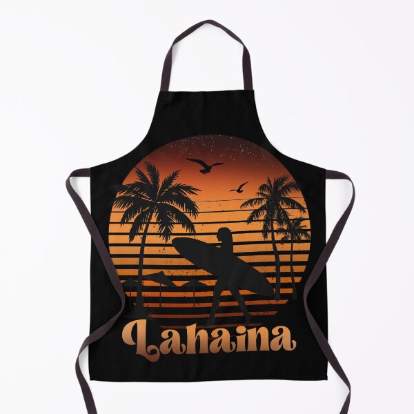 Item preview, Retro Lahaina sunset surfer design designed and sold by TipTopTapo.