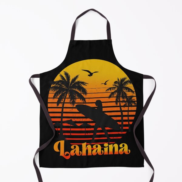 Item preview, Retro Lahaina sunset surfer design designed and sold by TipTopTapo.