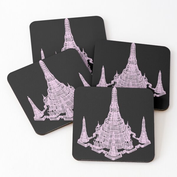 Item preview, Wat Arun Black designed and sold by airlabrador.
