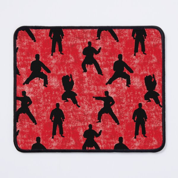 Item preview, Karate Male Red Seamless Pattern designed and sold by Cedarrue.
