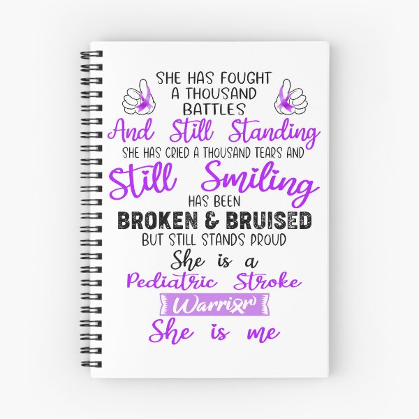 Item preview, Pediatric Stroke Warrior SHE IS ME - Support Pediatric Stroke Fighter Gifts designed and sold by Berriosly.
