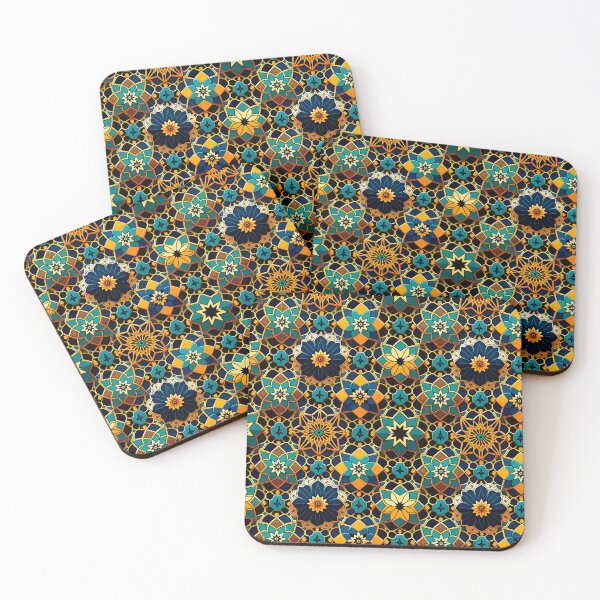 Item preview, Floral Moroccan Tile designed and sold by TDCards.