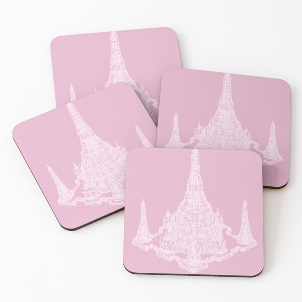 Item preview, Wat Arun Pink designed and sold by airlabrador.